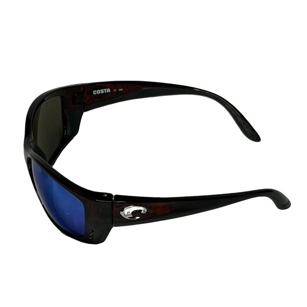 Costa Del Mar FISCH FS 10 Tortoise Frames Blue Mirror POLARIZED Glass 580G